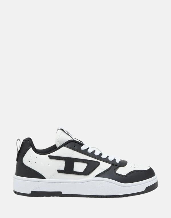 Diesel Ukiyo V2 Low Sneakers: Stylish Leather Nylon Street Basketball Shoes
