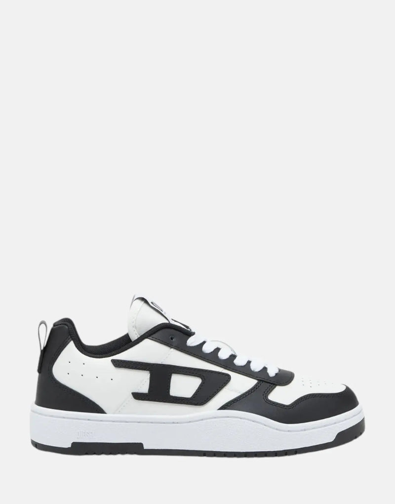 Diesel Ukiyo V2 Low Sneakers: Stylish Leather Nylon Street Basketball Shoes