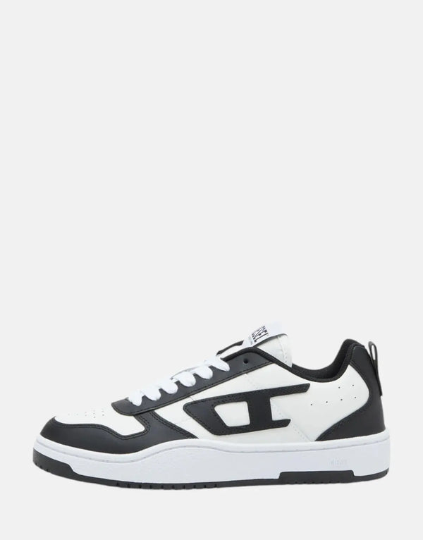 Diesel Ukiyo V2 Low Sneakers: Stylish Leather Nylon Street Basketball Shoes