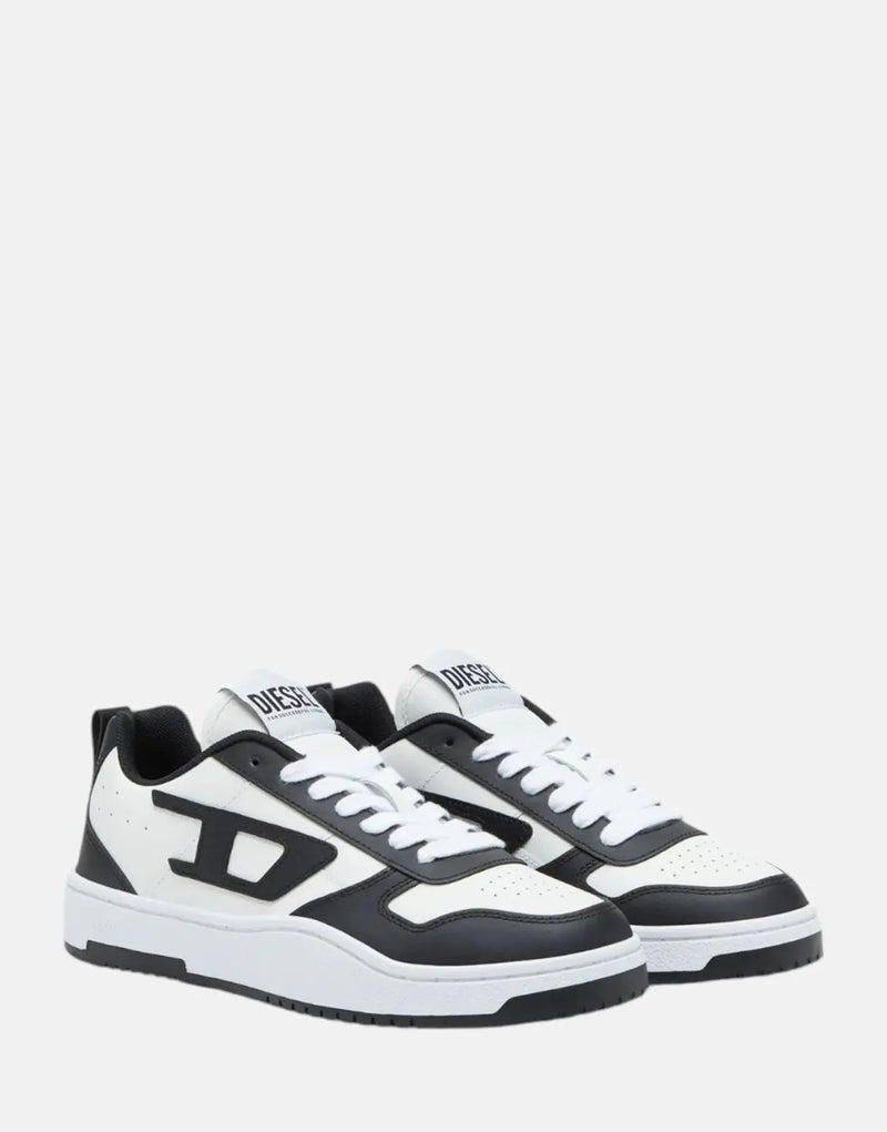 Diesel Ukiyo V2 Low Sneakers: Stylish Leather Nylon Street Basketball Shoes
