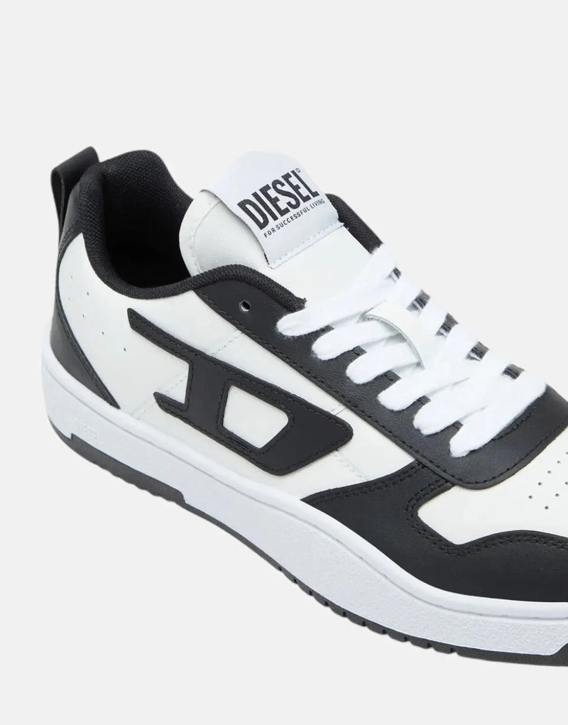 Diesel Ukiyo V2 Low Sneakers: Stylish Leather Nylon Street Basketball Shoes