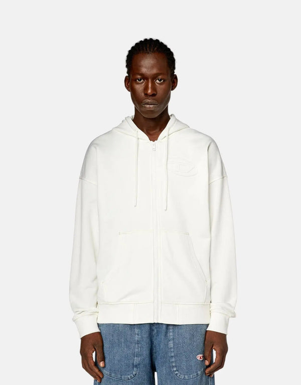 Diesel S-Roby Men's Hooded Zip Sweatshirt: Comfortable, Stylish, Everyday Casual Wear