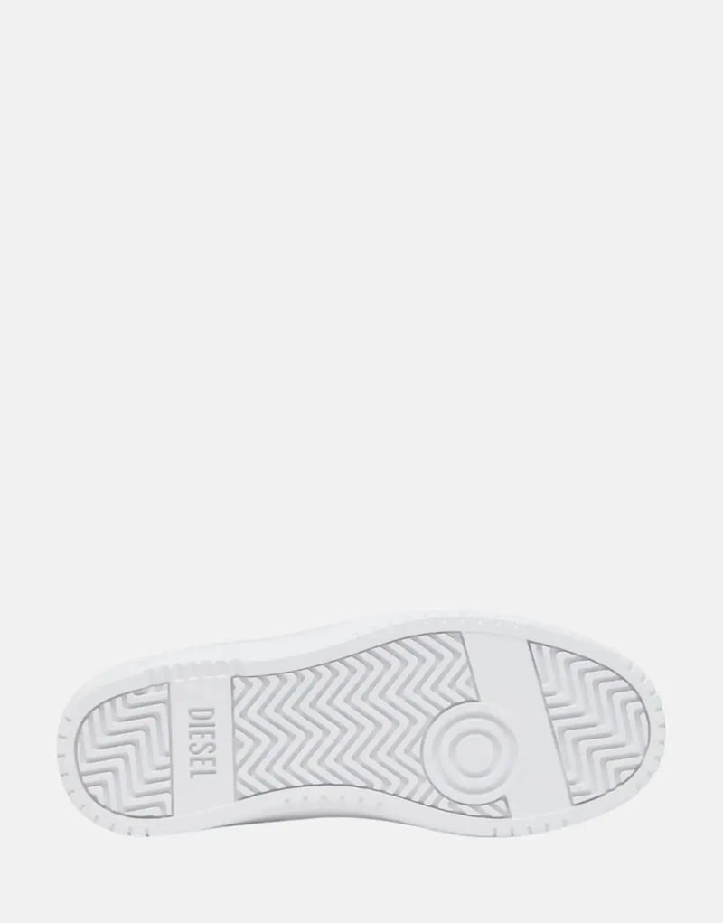 Diesel S-Tracker D Low White Sneakers: Premium Leather, Modern Style for Men