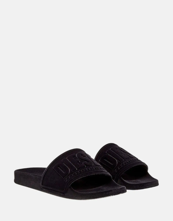 Plush Velvety Diesel SA-Mayemi Pool Slides for Women - Comfortable & Stylish