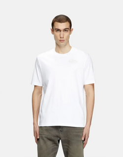 Diesel T-Madjust R2 Men's White Mercerized Cotton T-Shirt Soft Durable