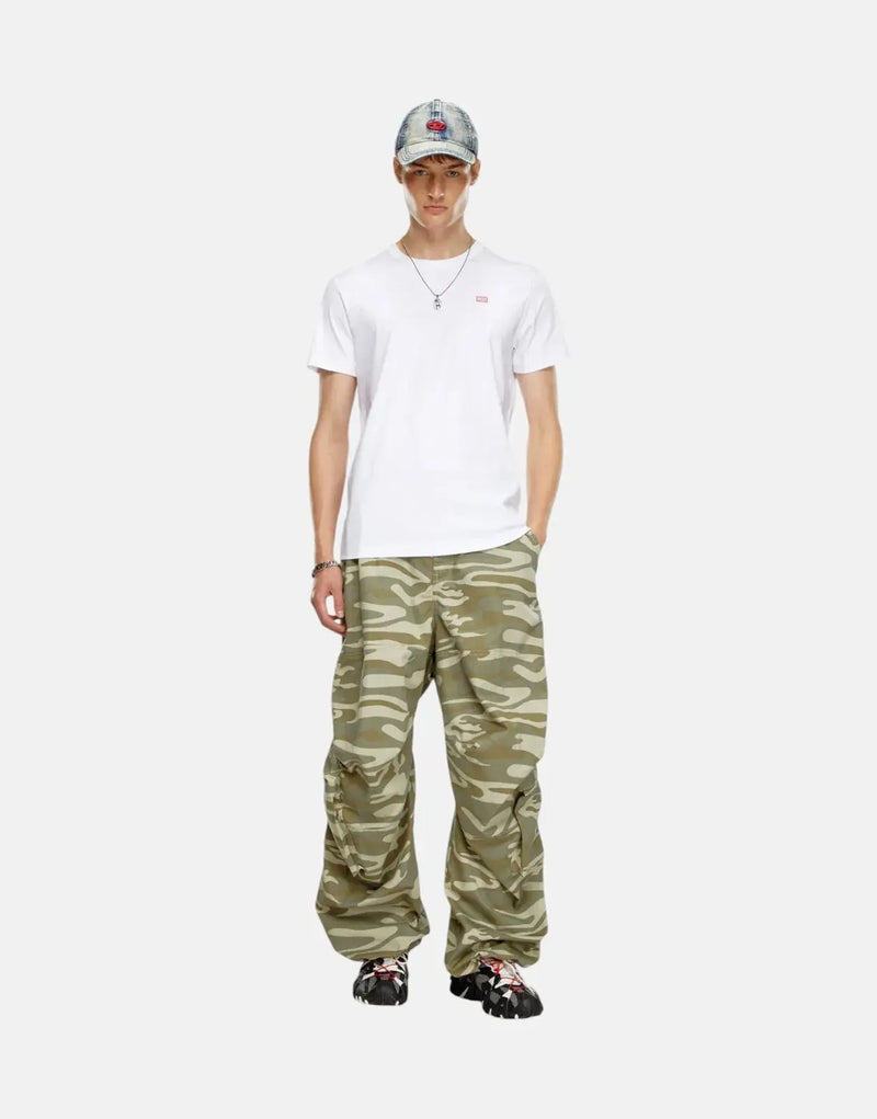 Diesel Men's T-Miegor-K77 Soft Mercerized Cotton Regular Fit Logo T-Shirt