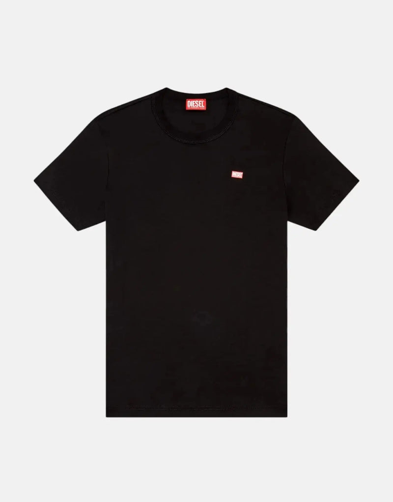 Premium Soft Mercerized Cotton Diesel T-Miegor K77 Men's Black T-Shirt