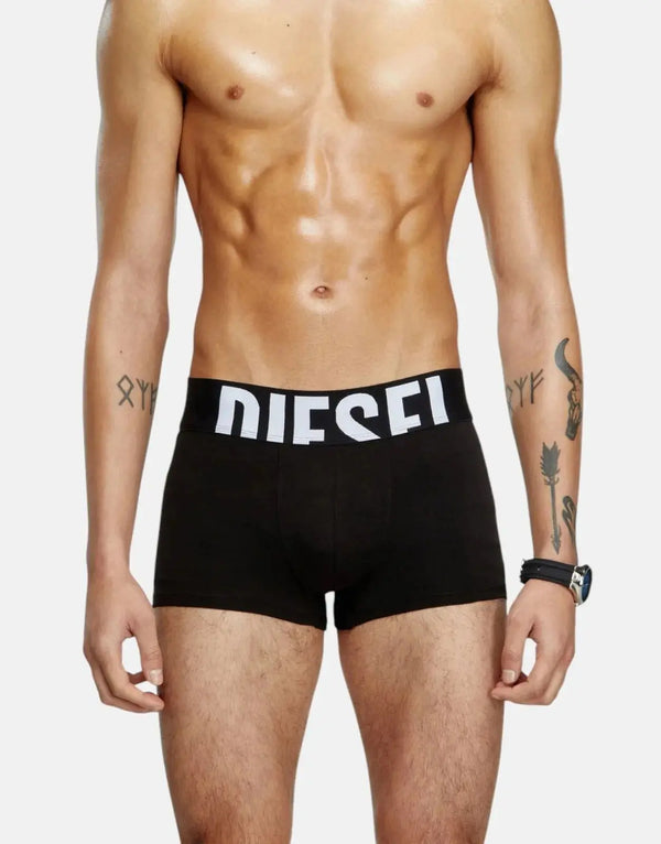Diesel Men's UMBX Damien E4101 3-Pack Boxer Briefs - Soft Cotton Stretch Underwear