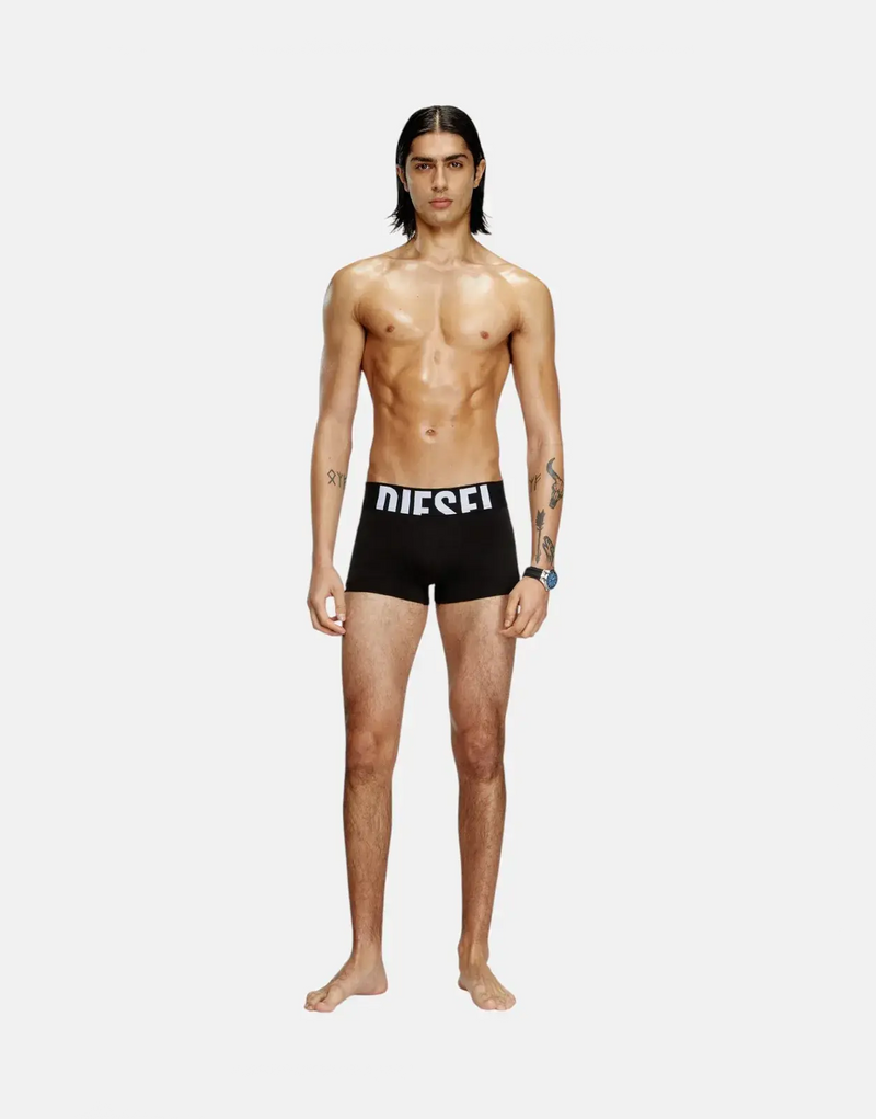 Diesel Men's UMBX Damien E4101 3-Pack Boxer Briefs - Soft Cotton Stretch Underwear