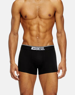 Diesel UMBX-Sebastian Men's 3-Pack Comfortable Stretch Cotton Boxer Briefs with Logo