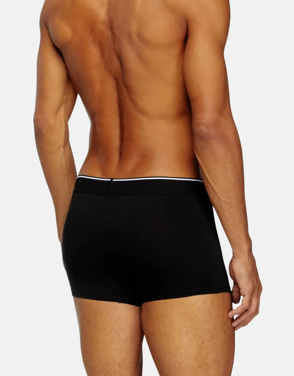 Diesel UMBX-Sebastian Men's 3-Pack Comfortable Stretch Cotton Boxer Briefs with Logo