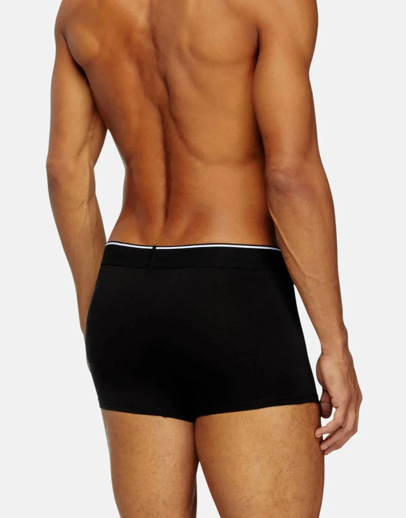 Diesel UMBX-Sebastian Men's 3-Pack Comfortable Stretch Cotton Boxer Briefs with Logo