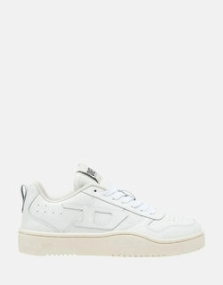 Diesel Ukiyo V2 Low-Top Sneakers: Men's White Leather & Nylon Trainers