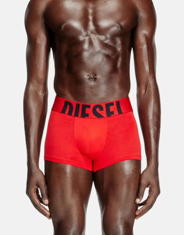 Diesel Umbx-Damien Men's 3-Pack Stretch Cotton Boxer Briefs Signature Waistband
