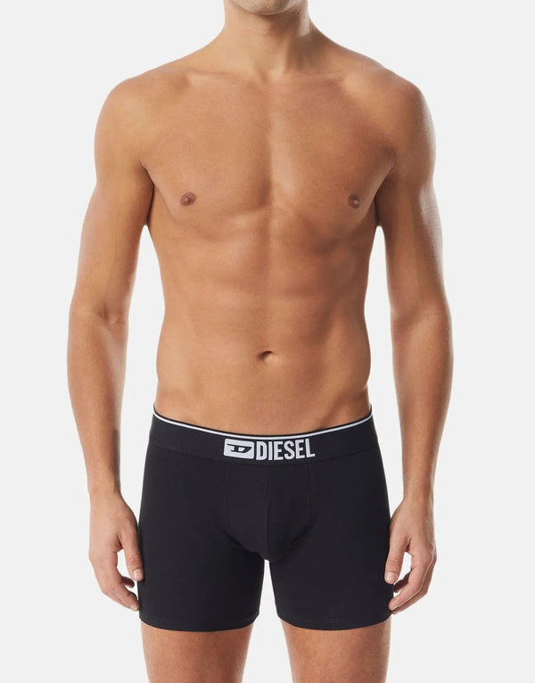Diesel UMBX-Sebastian 3-Pack Men's Boxer Briefs - Soft Stretch Cotton Comfort