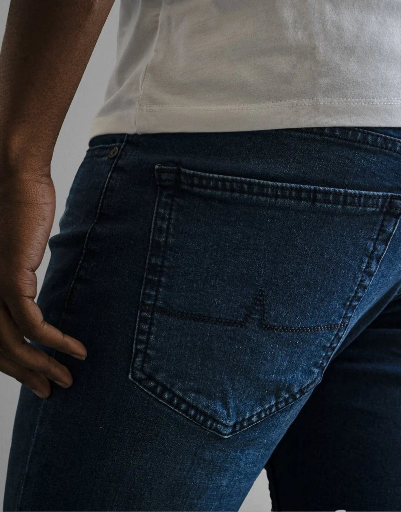 Men's Fade Core Liquid Blue Skinny Fit Powerstretch Denim Jeans