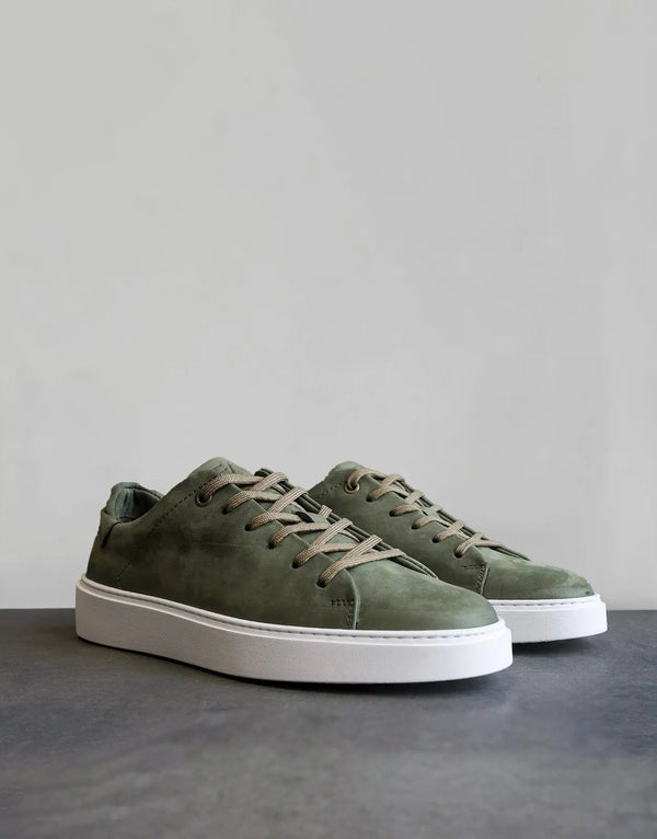 Vibrant Fade Essential Green Nubuck Sneakers: Comfort, Style, and Premium Craftsmanship