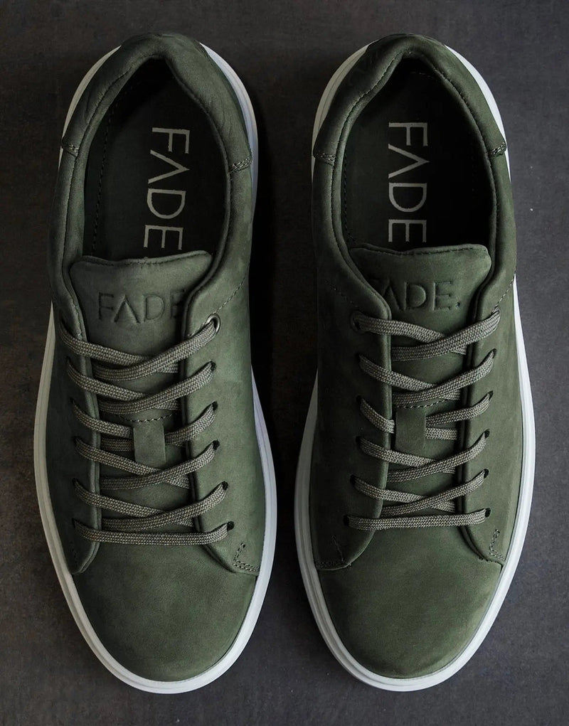 Vibrant Fade Essential Green Nubuck Sneakers: Comfort, Style, and Premium Craftsmanship
