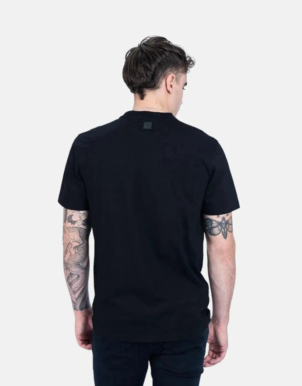 Fade Signature Slim Fit Black T-Shirt Premium Cotton Blend Comfortable Wear