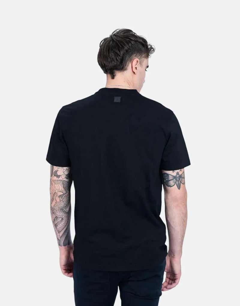 Fade Signature Slim Fit Black T-Shirt Premium Cotton Blend Comfortable Wear