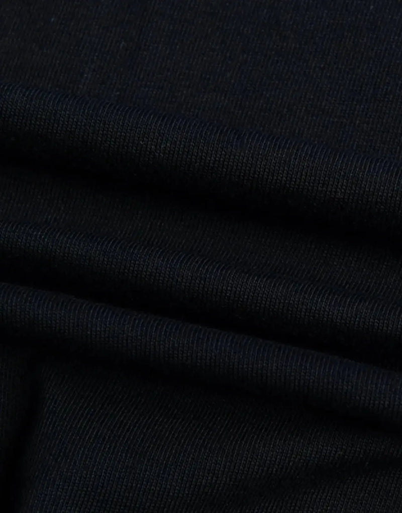Fade Signature Slim Fit Black T-Shirt Premium Cotton Blend Comfortable Wear