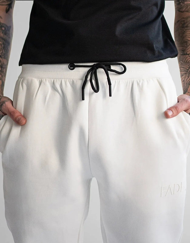Men's Premium Off-White Tapered Essential Sweatpants: Ultimate Comfort & Style