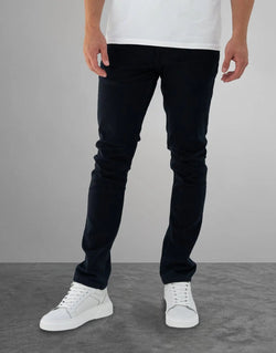 Fade Iconic Dusk Blue Slim Fit Jeans: Premium Stretch Denim Comfort