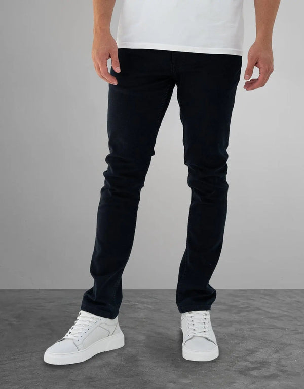 Fade Iconic Dusk Blue Slim Fit Jeans: Premium Stretch Denim Comfort