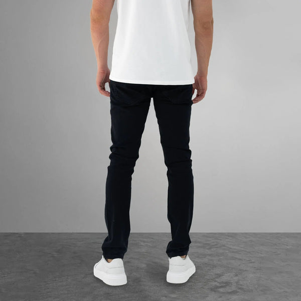 Fade Iconic Dusk Blue Slim Fit Jeans: Premium Stretch Denim Comfort