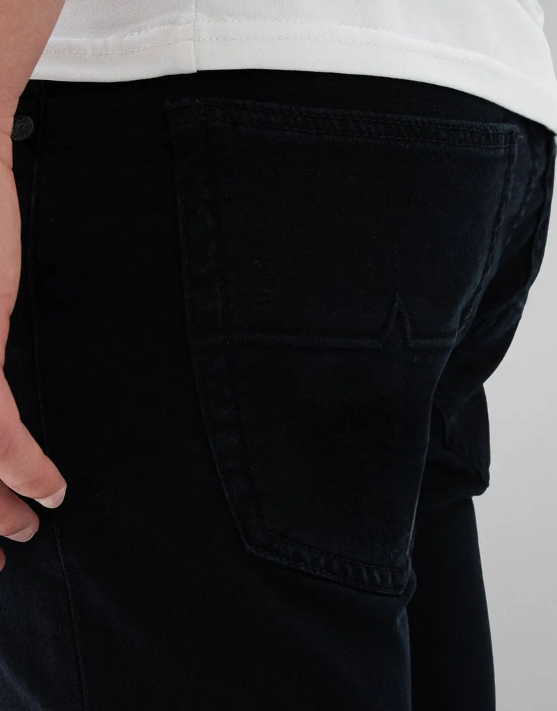 Fade Iconic Dusk Blue Slim Fit Jeans: Premium Stretch Denim Comfort