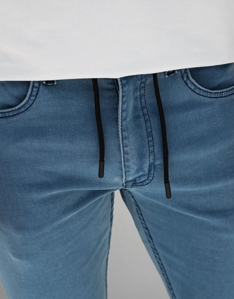 Men's Stylish Slim Fit Sky Blue Jeans with Super Stretch Denim