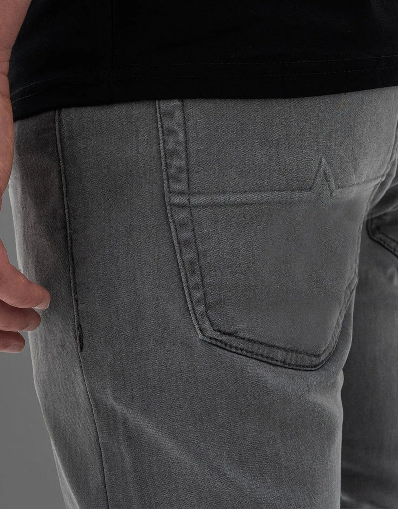 Iconic Smoke Grey Slim Fit Jeans for Men: Premium Stretch Denim