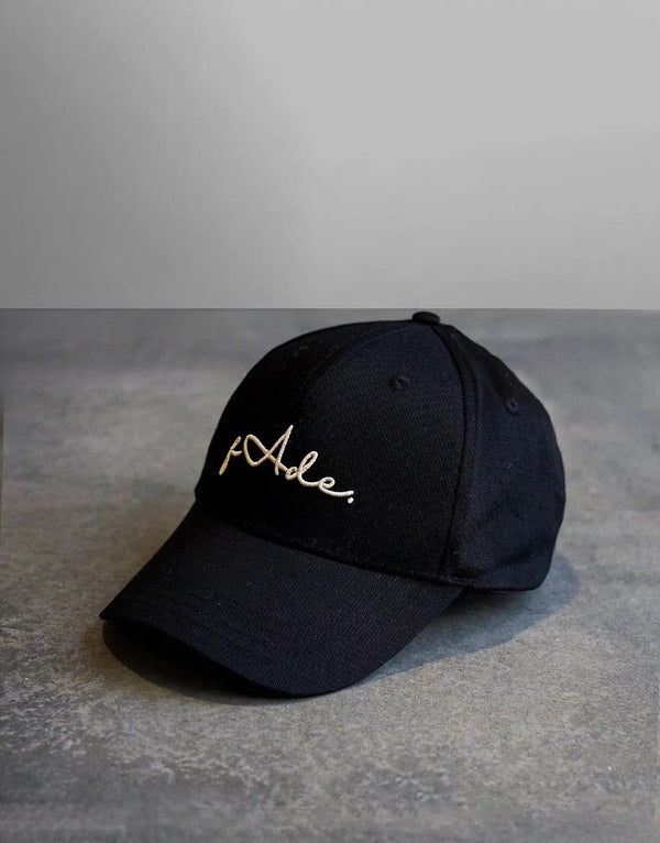Fade Signature Black Cap: Sleek Modern Design, Comfortable Fit, Durable Style