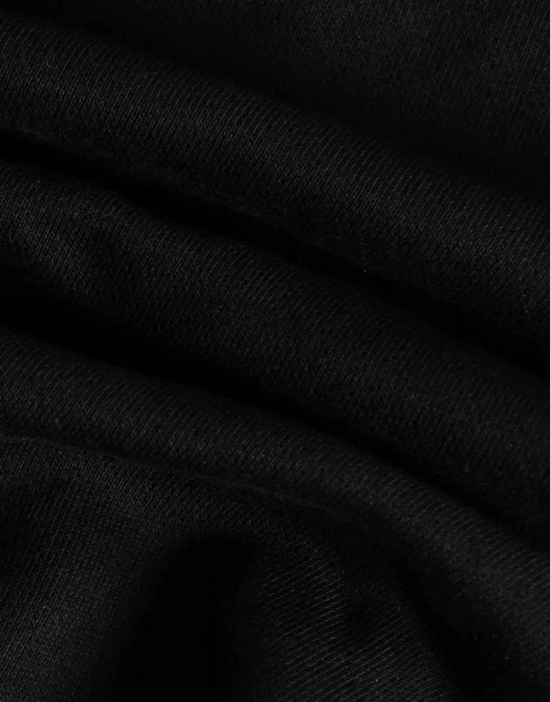 Fade Signature Hooded Sweatshirt for Men, Premium Black Cotton Blend, Slim Fit