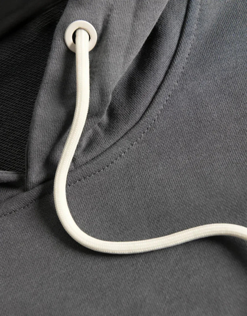 Premium Fade Signature Grey Hooded Sweatshirt for Casual Everyday Comfort