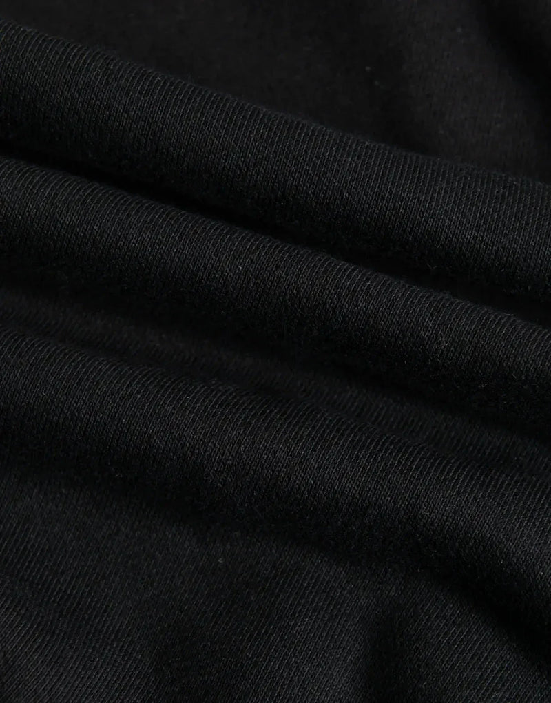 Fade Signature Quarter-Zip Sweatshirt: Supreme Comfort, Slim Fit, Premium Cotton Blend in Black