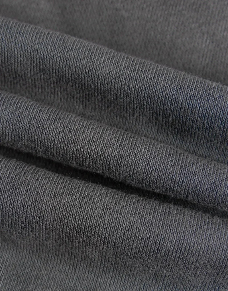 Premium Men's Fade Signature Grey Sweatshirt: Slim Fit, Cotton Blend, Embroidered Logo