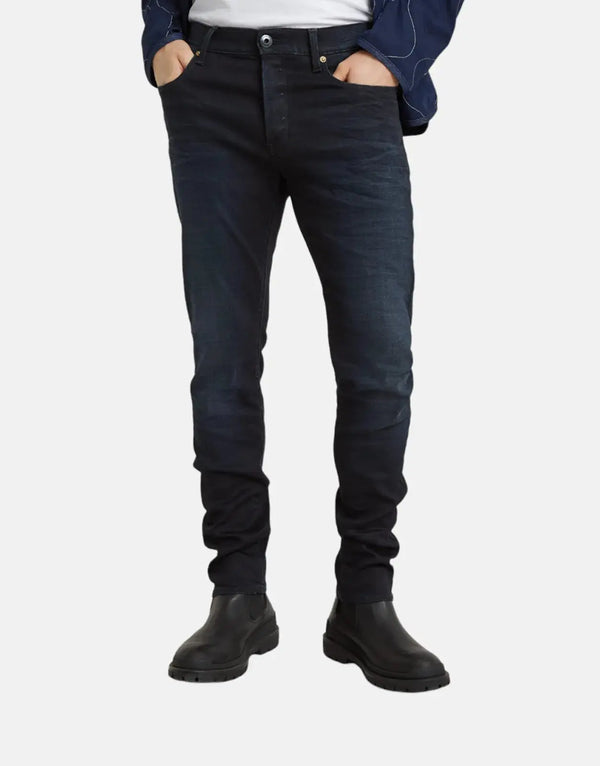 G-Star RAW Men's 3301 Slim Fit Stretch Denim Jeans Dark Aged Finish