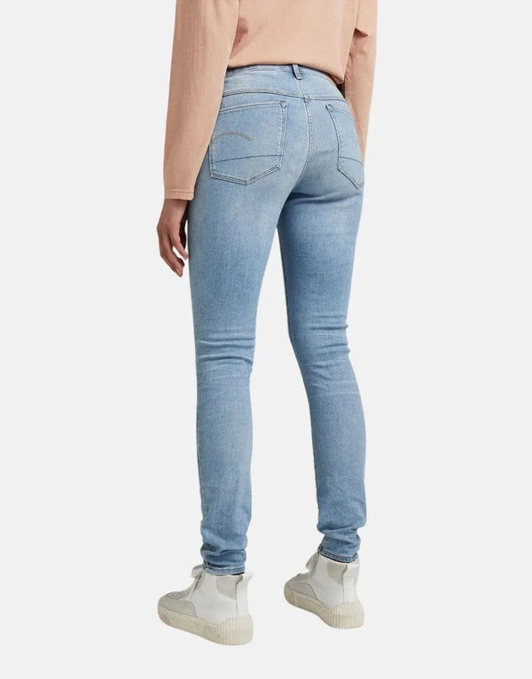 G-Star RAW 3301 Skinny Jeans, Indigo Age Wash, Flattering Fit, Premium Denim