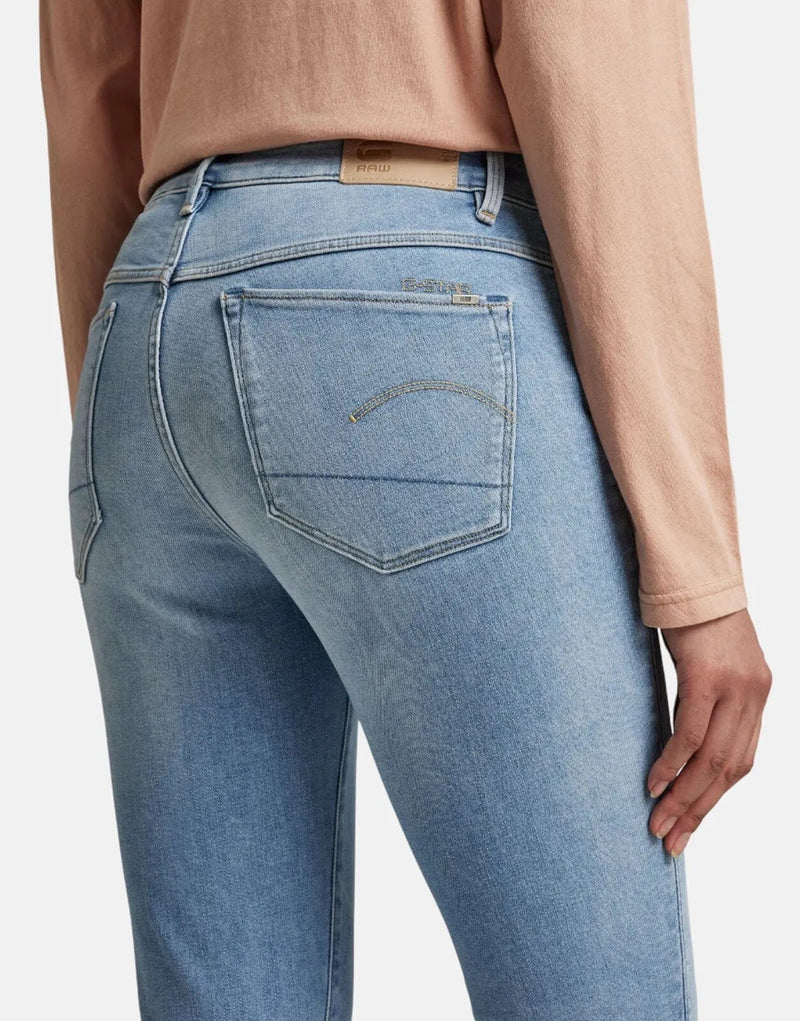 G-Star RAW 3301 Skinny Jeans, Indigo Age Wash, Flattering Fit, Premium Denim