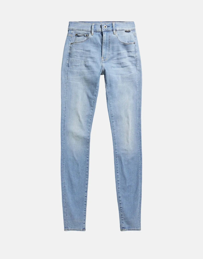 G-Star RAW 3301 Skinny Jeans, Indigo Age Wash, Flattering Fit, Premium Denim