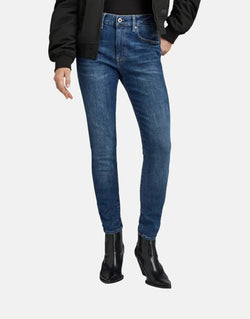 G-Star RAW 3301 Skinny Fit Men's Jeans: Medium Aged Superstretch Denim Comfort