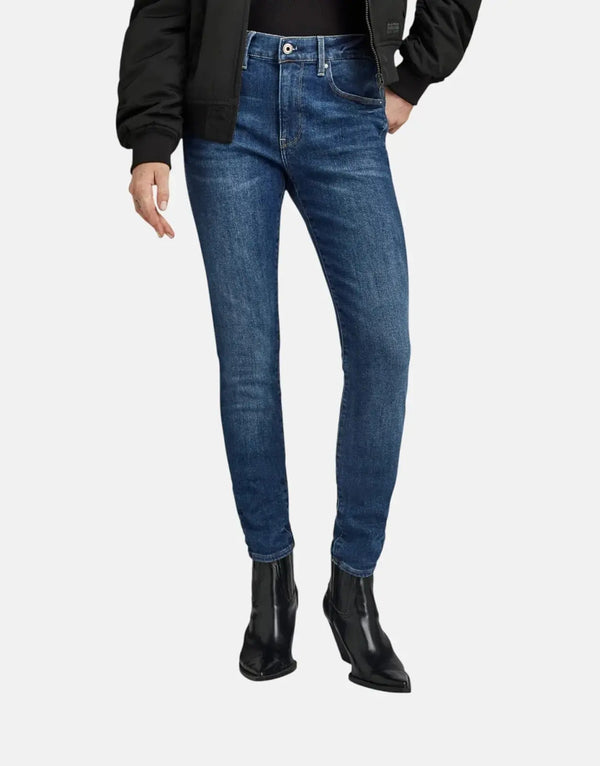 G-Star RAW 3301 Skinny Fit Men's Jeans: Medium Aged Superstretch Denim Comfort