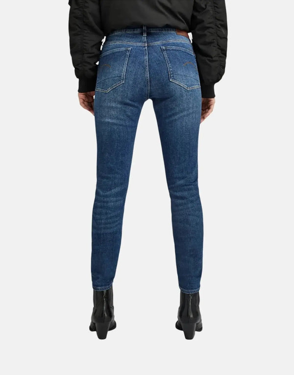 G-Star RAW 3301 Skinny Fit Men's Jeans: Medium Aged Superstretch Denim Comfort