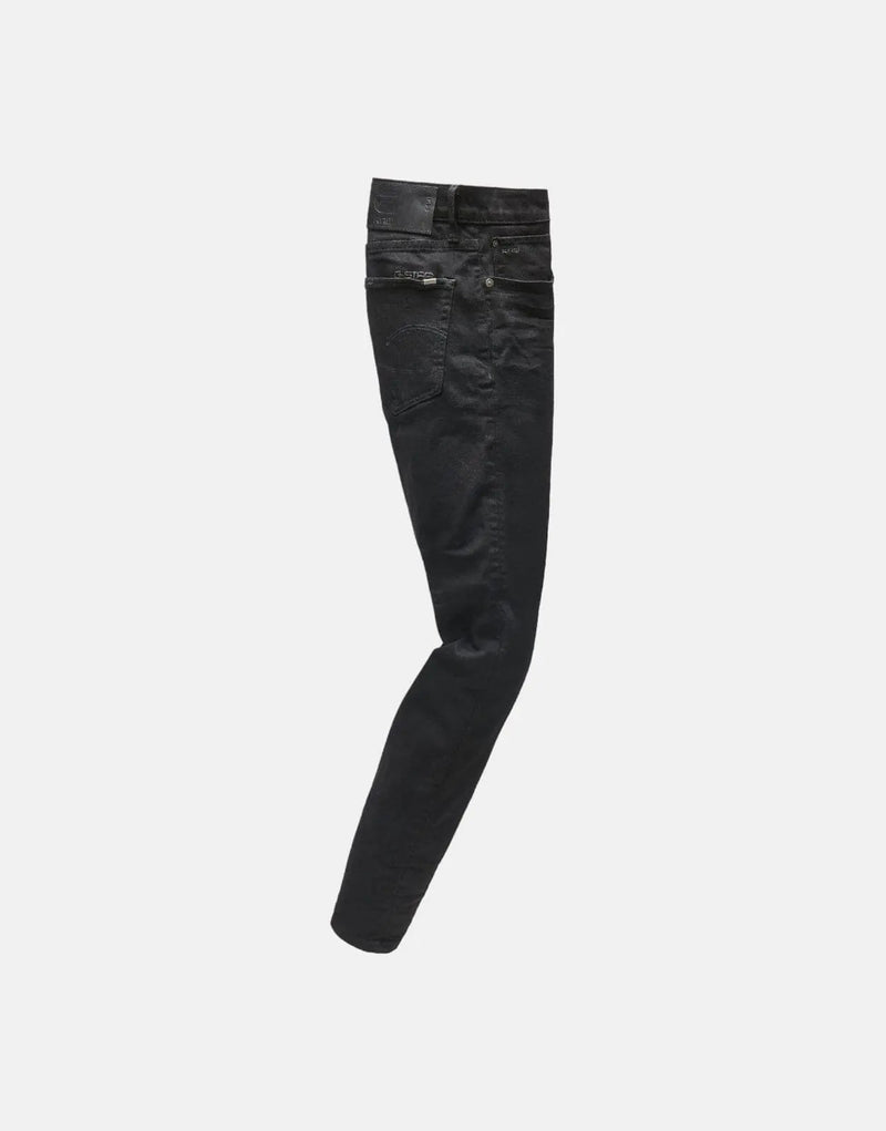 G-Star RAW 3301 Slim Pitch Black Jeans for Men – Durable Stretch Denim