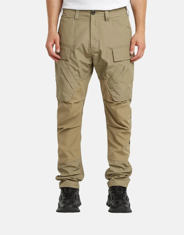 G-Star RAW Men's 3D Tapered Ensis Green Cargo Pants with Multi-Pockets