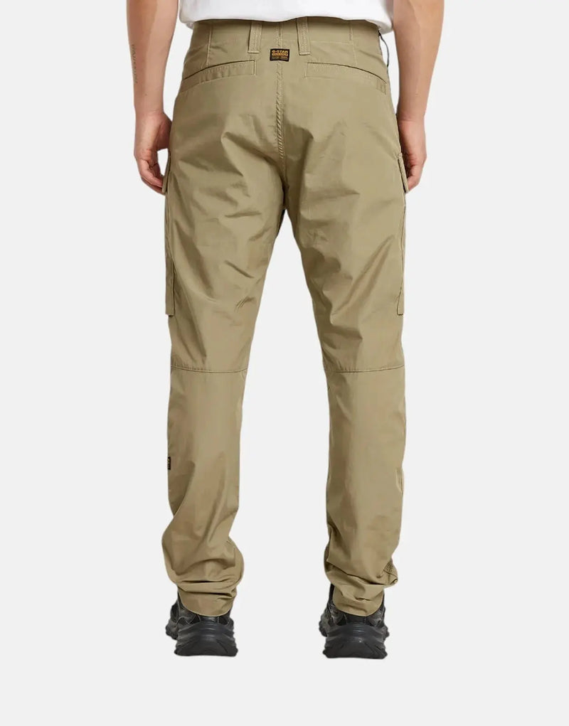 G-Star RAW Men's 3D Tapered Ensis Green Cargo Pants with Multi-Pockets