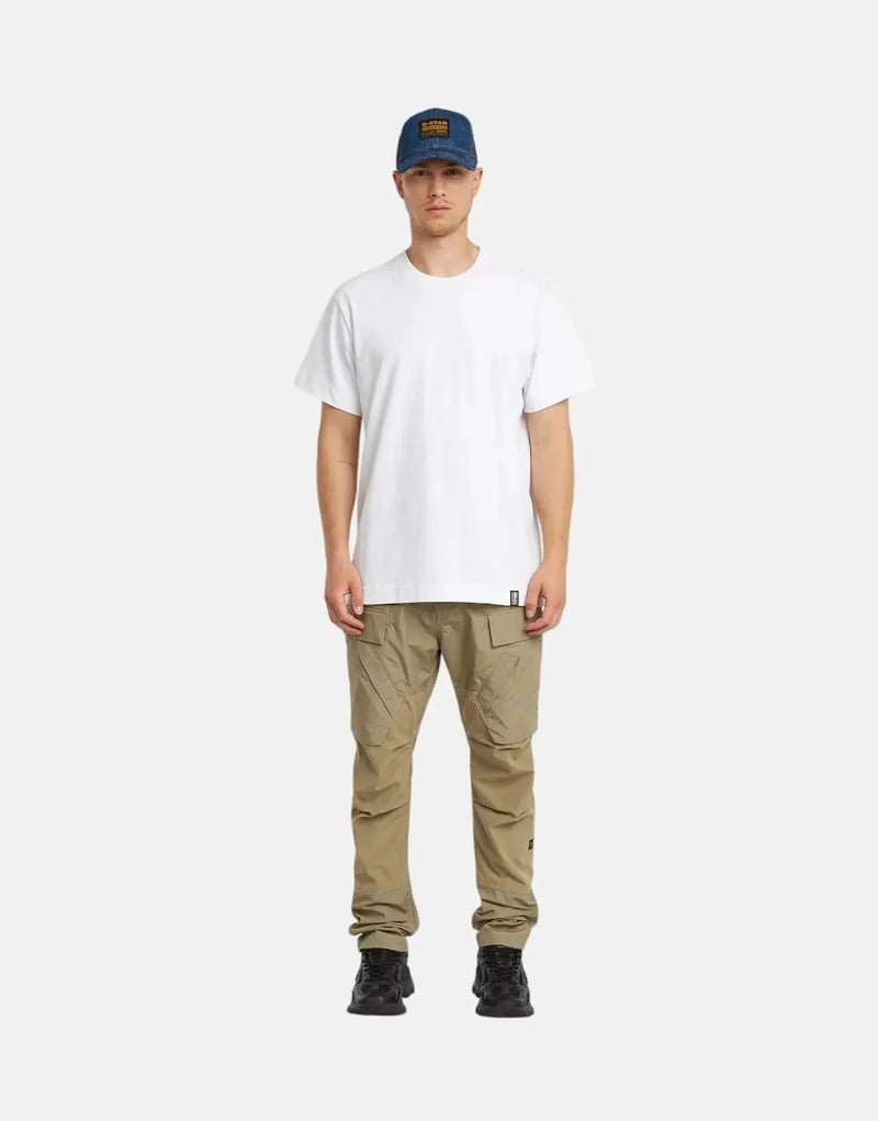 G-Star RAW Men's 3D Tapered Ensis Green Cargo Pants with Multi-Pockets