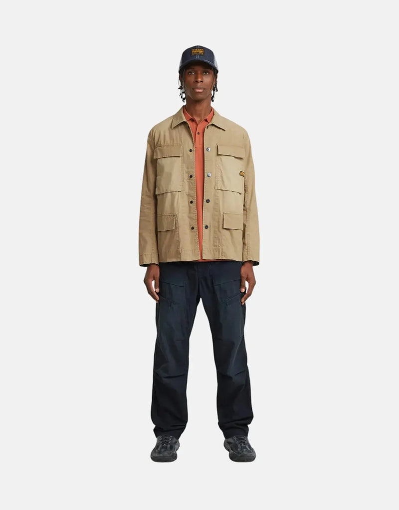 G-Star RAW Men's Toggee Overshirt: Urban Style, Four Pockets, Durable Denim