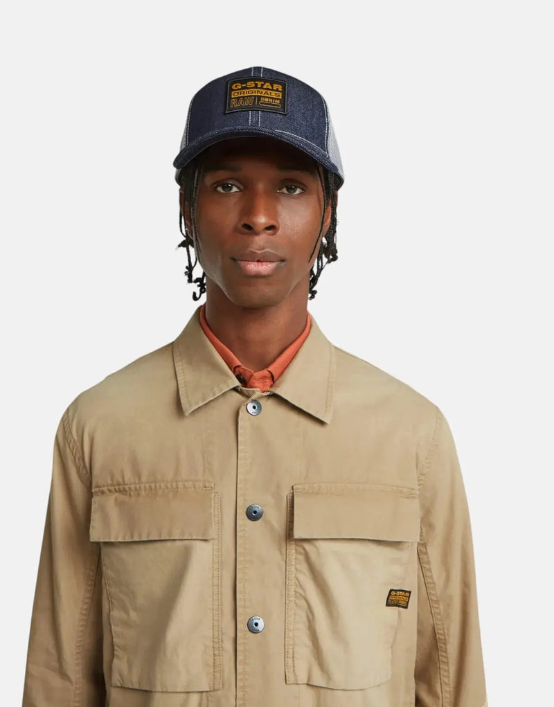 G-Star RAW Men's Toggee Overshirt: Urban Style, Four Pockets, Durable Denim